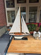 Miniatuur Zeilboot 90cm hoog, 60cm lang, Hobby en Vrije tijd, Modelbouw | Boten en Schepen, Ophalen, Zo goed als nieuw, Overige merken