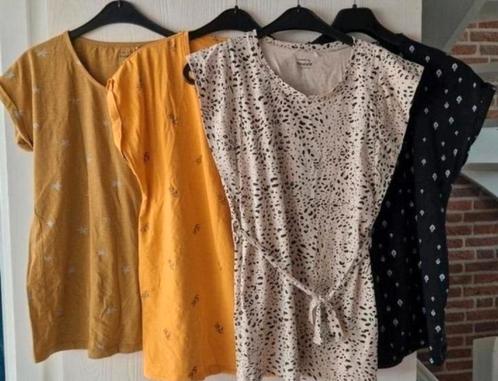 5 zwangerschaps t-shirts maat L (prenatal), Kleding | Dames, Positiekleding, Zo goed als nieuw, Shirt of Top, Zwart, Ophalen of Verzenden