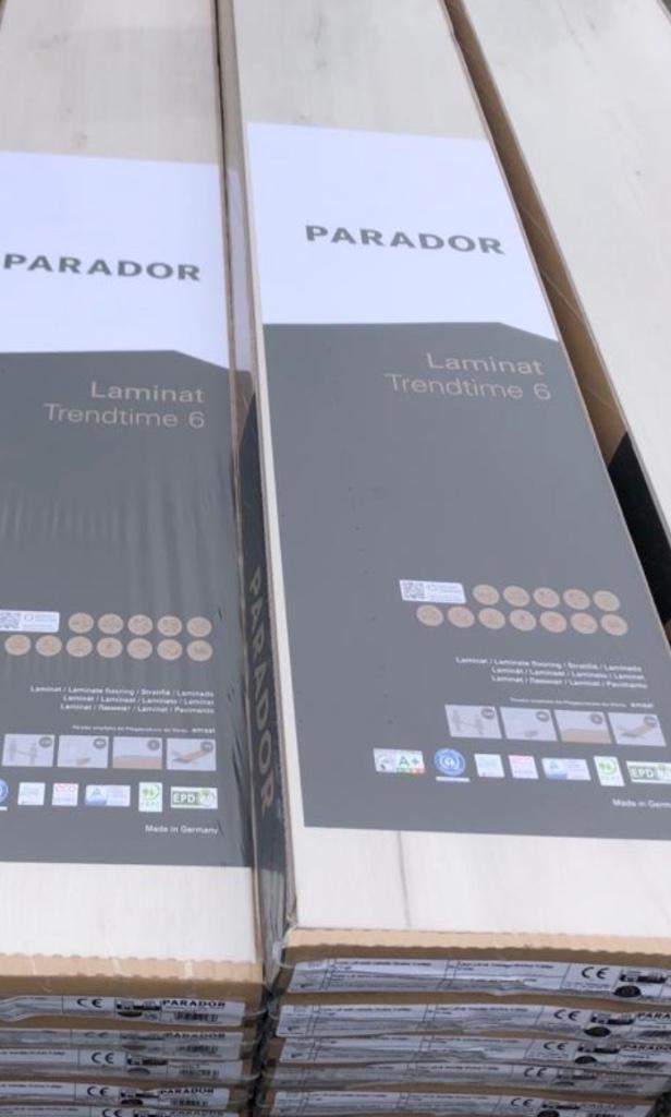 Laminaat, Parador Trendtime 6 eiken loft wit, Huis en Inrichting, Stoffering | Vloerbedekking, Nieuw, Laminaat, Wit, 25 tot 50 m²