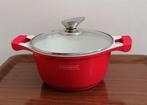 Kookpan/braadpan oranje Royalty Line Switserland  € 12,50, Overige materialen, Gebruikt, Ophalen of Verzenden, Keramische plaat