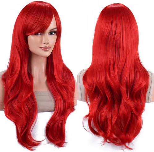 Rode pruik rood haar red wig cosplay, Sieraden, Tassen en Uiterlijk, Uiterlijk | Haarverzorging, Nieuw, Pruik of Haarverlenging