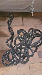 Stevig zwart scheepstouw - 15 meter, Watersport en Boten, Accessoires en Onderhoud, Ophalen of Verzenden, Gebruikt