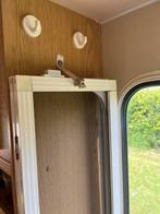 Caravan hordeur harmonica, Ophalen, Zo goed als nieuw, Glasplaat