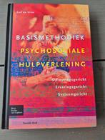 Sjef de Vries - Basismethodiek psychosociale hulpverlening, Sociale wetenschap, Ophalen of Verzenden, Zo goed als nieuw, Sjef de Vries