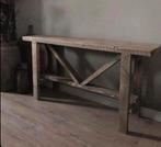 ~Stoer Sober Landelijk Houten Sidetable/Wandtafel~, Ophalen of Verzenden, Nieuw