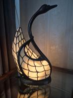 Tiffany Lamp Zwaan - Wit Glas in Lood, Ophalen of Verzenden