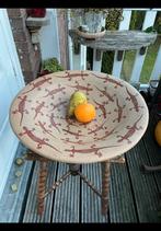 Prachtige & bijzondere schaal v, Afrikaans aardewerk 49,5 cm, Ophalen