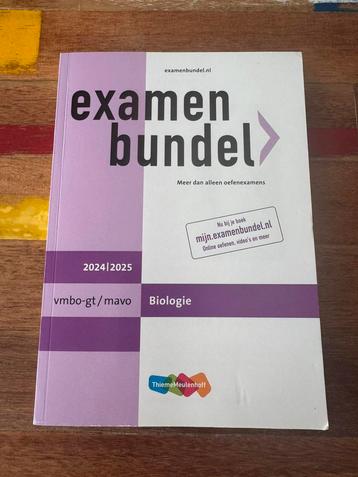 Examenbundel vmbo-gt/mavo biologie 2024|2025 beschikbaar voor biedingen