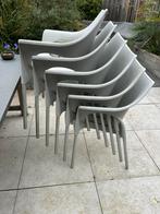 Tuinstoelen 6 stapelbaar, Tuin en Terras, Tuinstoelen, Ophalen, Gebruikt, Kunststof, Stapelbaar