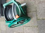 Haspel met 20 meter slang, Tuin en Terras, Ophalen of Verzenden, Gebruikt