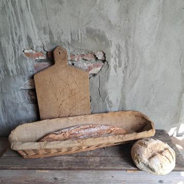 Oude Franse broodmand rijsmand 62x20x10cm *Etage3* beschikbaar voor biedingen
