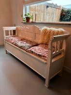 Grote Zweedse klepbank 190cm, Antiek en Kunst, Antiek | Meubels | Stoelen en Banken, Ophalen