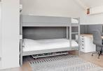 NOUS Charlie stapelbed grijs en 2x VT Wonen store kasten, Ophalen, Gebruikt, 90 cm, Tweepersoons