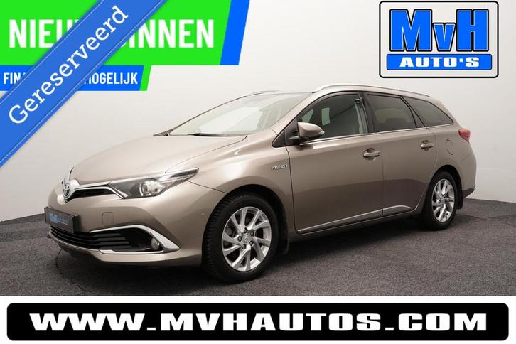 Toyota Auris 1.8 Hybrid Executive|STOELVERW|TREKH|LEER|CAMER, Auto's, Toyota, Bedrijf, Te koop, Auris, ABS, Achteruitrijcamera