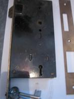 Authentieke dag- en nachtslot, fabricaat Lips,messing/metaal, Ophalen, Nieuw