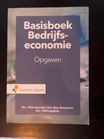Basisboek Bedrijfseconomie 11e druk opgaven - Nieuw!, Ophalen of Verzenden, Beta, Nieuw, HBO