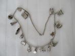 een oude zilveren bedelketting, Sieraden, Tassen en Uiterlijk, Antieke sieraden, Ketting, Zilver, Verzenden