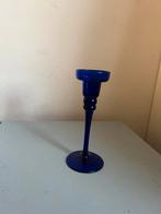 Kobalt blauwe kandelaar, Huis en Inrichting, Ophalen of Verzenden