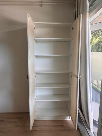 Ikea billy oxberg vitrine kast wit met glazen deuren - afbeelding 6