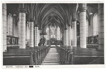 964561	Wilnis	Utr interieur	Kerk	jr 50	Gelopen met postzegel beschikbaar voor biedingen