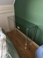 BOR design bijzettafel, Ophalen, Minder dan 55 cm, Gebruikt, Glas