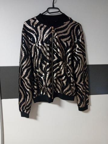 Zebra Pailletten Jasje beschikbaar voor biedingen