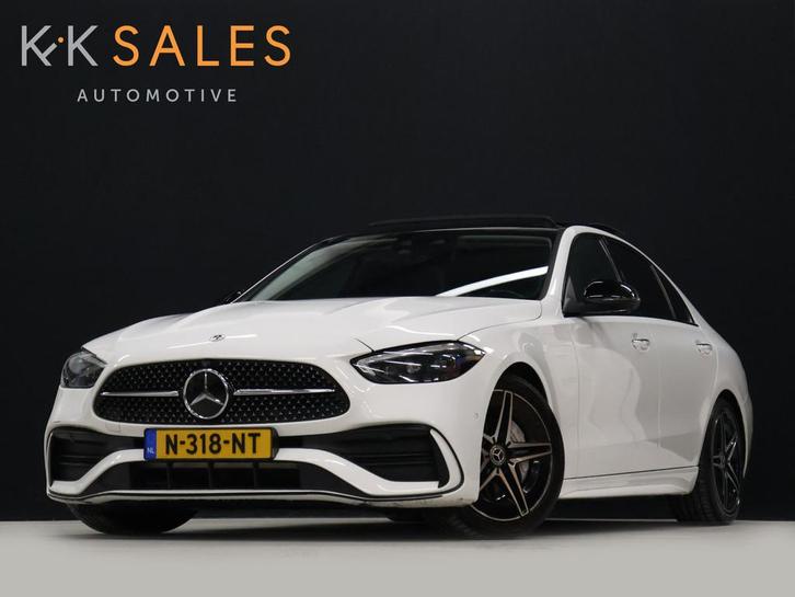 Mercedes-Benz C-Klasse 200 4MATIC AMG Line [SCHUIFKANTELDAK,, Auto's, Mercedes-Benz, Bedrijf, Te koop, C-Klasse, 360° camera, 4x4
