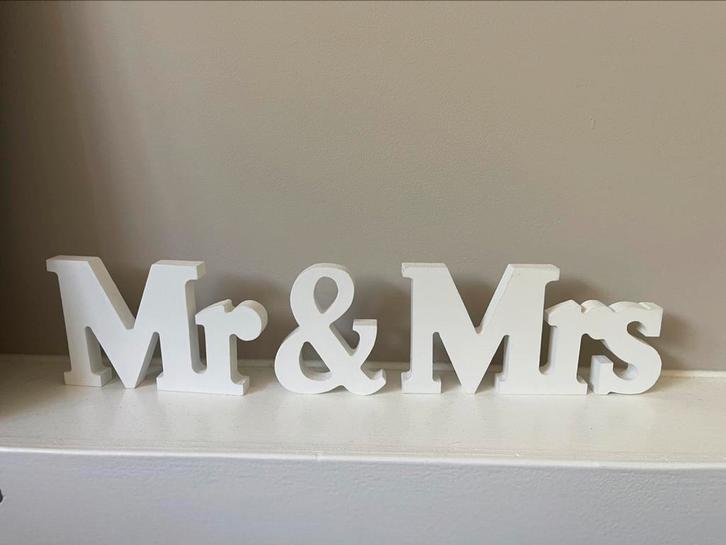 Verschillende ( bruiloft ) decoraties, Huis en Inrichting, Woonaccessoires | Tekstborden en Spreuken, Nieuw, Ophalen