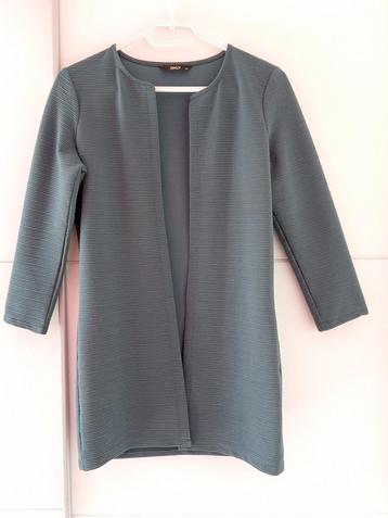Lang vest/jasje Only maat XS blauwgrijs  beschikbaar voor biedingen