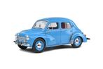 Renault 4CV 1956 Blauw 1-18 Solido, Hobby en Vrije tijd, Modelauto's | 1:18, Ophalen of Verzenden