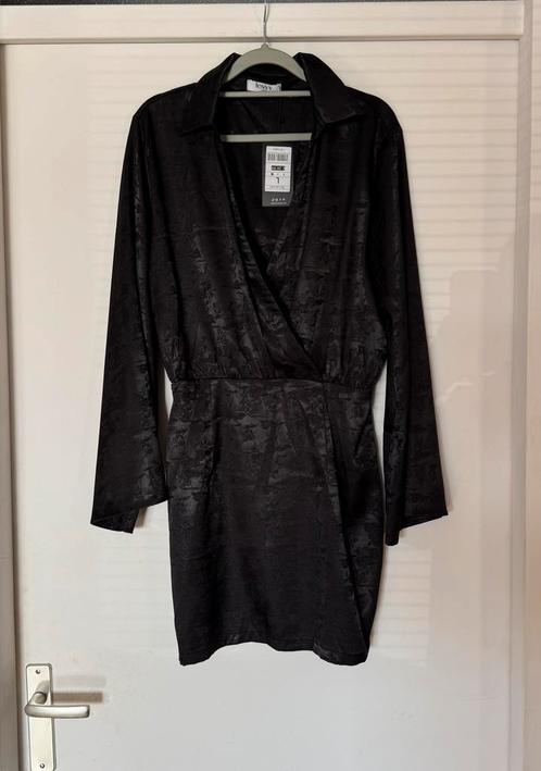 Korte kimono-stijl jurk – Tess V, Kleding | Dames, Jurken, Nieuw, Maat 42/44 (L), Zwart, Boven de knie, Ophalen of Verzenden