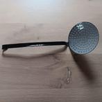 Schuimspaan, zwart grijs emaille, Ophalen of Verzenden