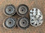 4x stalen velg 6jx15 || ET47 || 5x100 || Volkswagen, Auto-onderdelen, Banden en Velgen, Ophalen, Gebruikt, 15 inch, Banden en Velgen