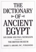 The Dictionary of Ancient Egypt (1995 1st. ed.), Boeken, Nieuw, Ophalen of Verzenden