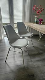 Witte Eetkamerstoelen - Set van 4, Huis en Inrichting, Stoelen, Ophalen, Gebruikt, Wit, Vier