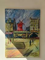 MOULIN ROUGE AQUAREL, Antiek en Kunst, Ophalen of Verzenden