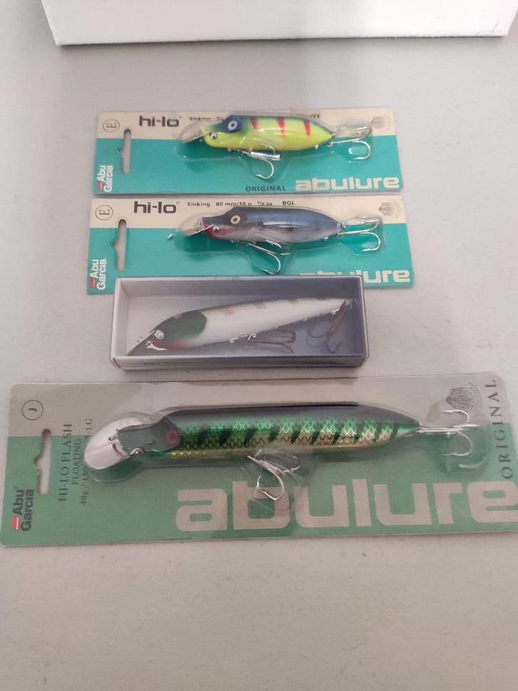 Set van 4 nieuwe Abu Garcia Hi-Lo pluggen ( kunstaas ), Watersport en Boten, Hengelsport | Roofvissen, Nieuw, Overige typen, Ophalen of Verzenden