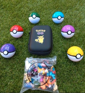 Pokemon figuren + pokeball + pokemon hoesje nieuw!! beschikbaar voor biedingen