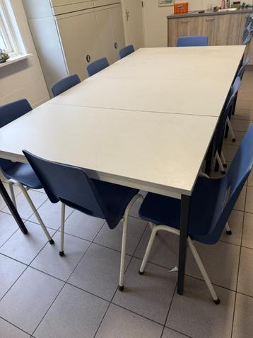 kantinetafels + stoelen beschikbaar voor biedingen
