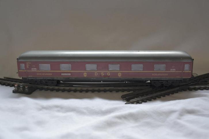 DSG Schlafwagen en Speisewagen WRüg (e) 2 stuks, Hobby en Vrije tijd, Modeltreinen | H0, Gebruikt, Wagon, Gelijkstroom, Trix, Analoog