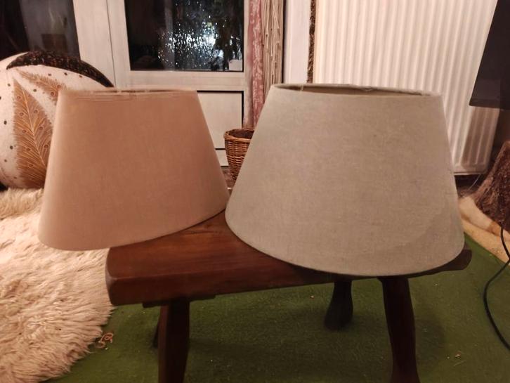 Stoffen Lampenkappen - Zo goed als nieuw, Huis en Inrichting, Lampen | Lampenkappen, Zo goed als nieuw, 25 tot 50 cm, Overige vormen