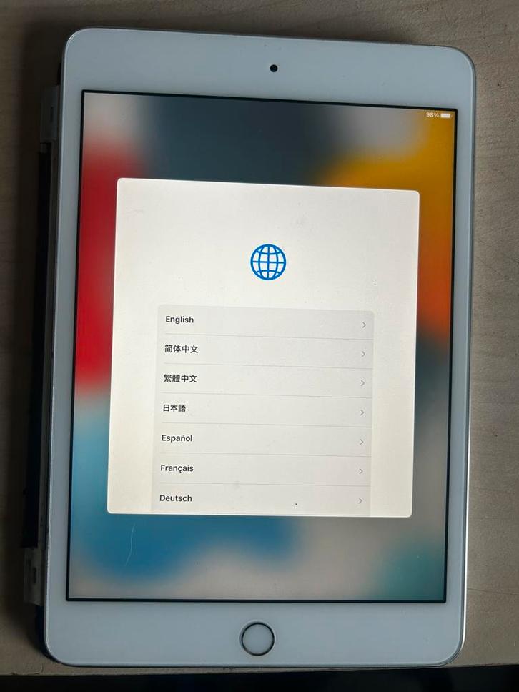 Ipad mini 4, Computers en Software, Apple iPads, Zo goed als nieuw, Apple iPad Mini, Wi-Fi, 8 inch, 128 GB, Wit, Ophalen of Verzenden