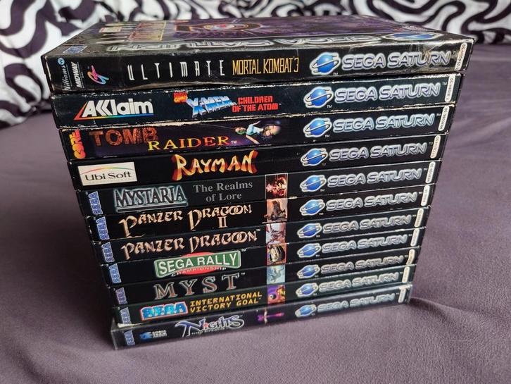 Sega Saturn Games - Collectie van 11 Klassiekers!, Spelcomputers en Games, Games | Sega, Zo goed als nieuw, Saturn of Dreamcast