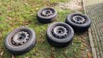 Set winterbanden stalen velg 15 inch, Ophalen