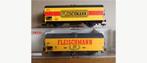 2 stuks Fleischmann H0 Gesloten goederenwagons FLEISCHMANN, Wagon, Ophalen of Verzenden, Zo goed als nieuw, Fleischmann