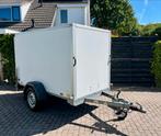 Saris gesloten aanhanger geremd 750kg B rijbewijs, Auto diversen, Aanhangers en Bagagewagens, Ophalen, Zo goed als nieuw