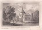 Het Kasteel te Heukelum Zuid-holland 1846 Litho, Antiek en Kunst, Ophalen of Verzenden
