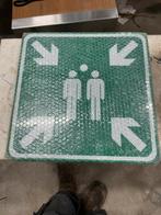Verzamelplaats bord met paal nieuw, Ophalen of Verzenden, Zo goed als nieuw