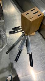 Messenblok met 5 messen, Huis en Inrichting, Keuken | Keukenbenodigdheden, Ophalen, Gebruikt