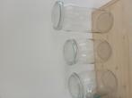 Voorraadpot Weckpot div maten glas, Ophalen of Verzenden, Nieuw